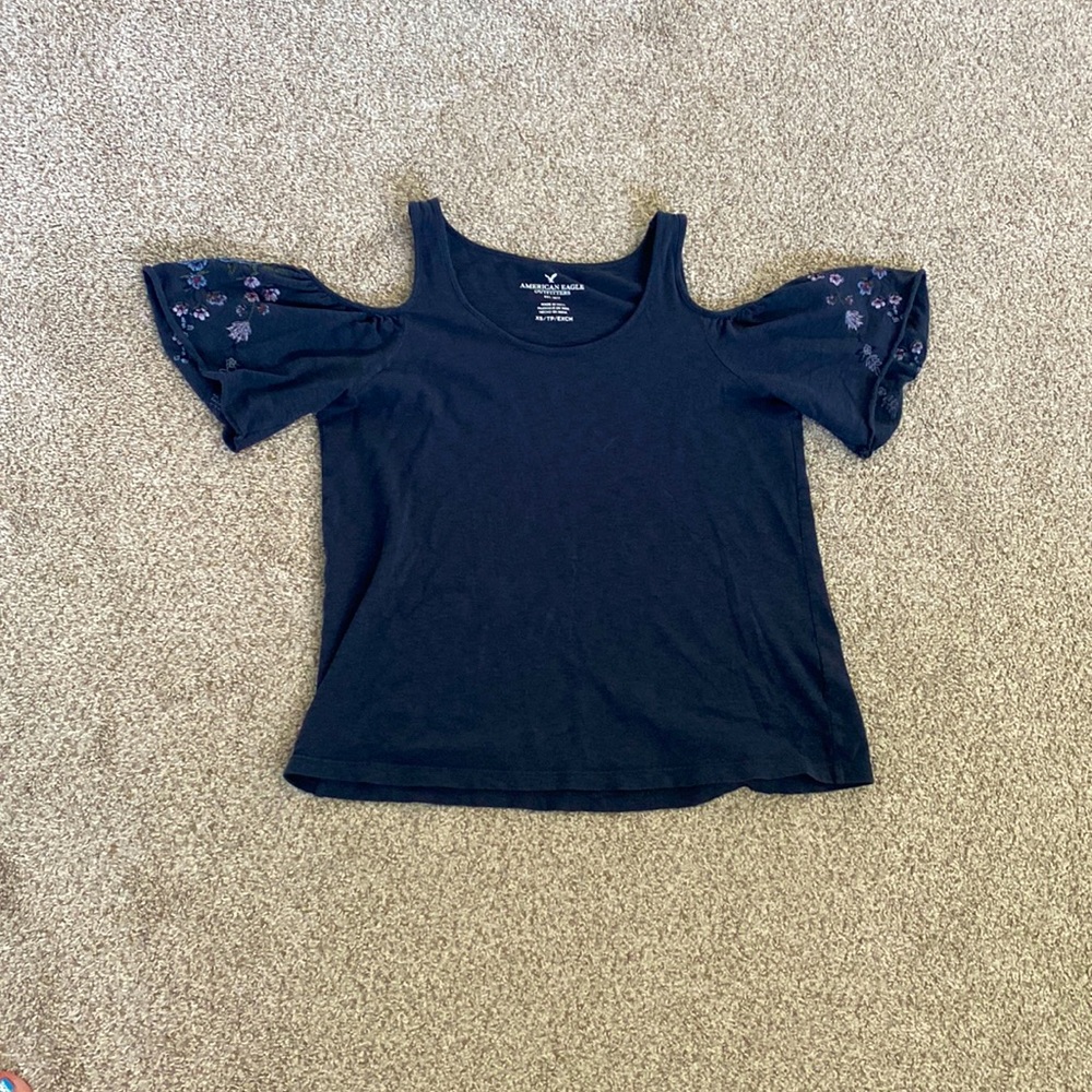American eagle no shoulder tank top